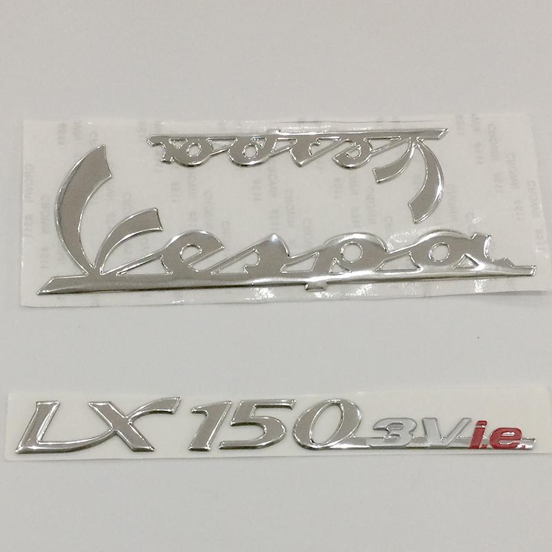 [NHÌN KÌA] Trọn bộ tem nổi  VESPA LX 150 3V ie trang trí xe máy như mới OX132-JU6