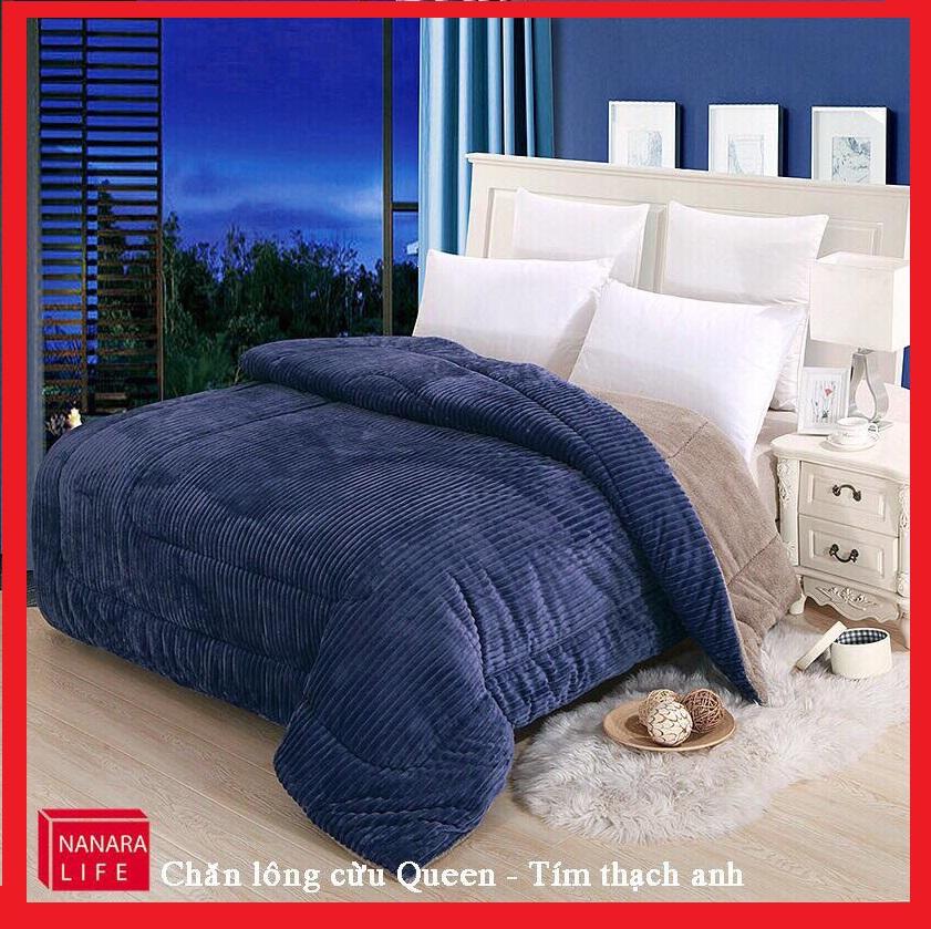 Chăn lông cừu QUEEN Nanara Life Nhật Bản - Nhập khẩu chính hãng (PHÂN PHỐI SỈ & LẺ/ 0946707283)