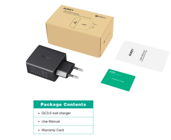 Củ sạc nhanh aukey PA-T17