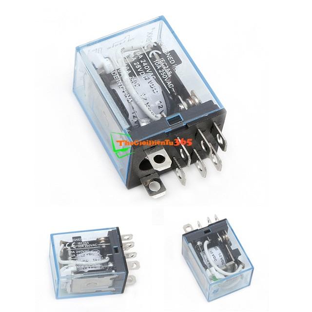 RELAY TRUNG GIAN LY2N-J RELAY 12V 10A 8 CHÂN