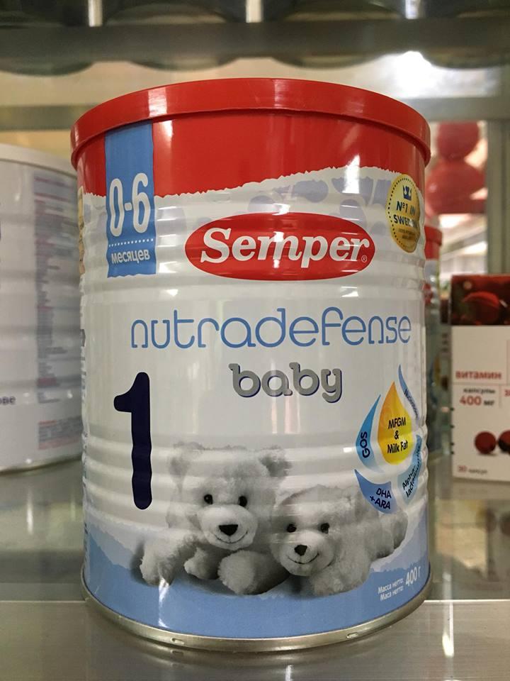Sữa Semper Nga số 1 - Hộp 400gr ( Cho trẻ từ 0-6 tháng tuổi )