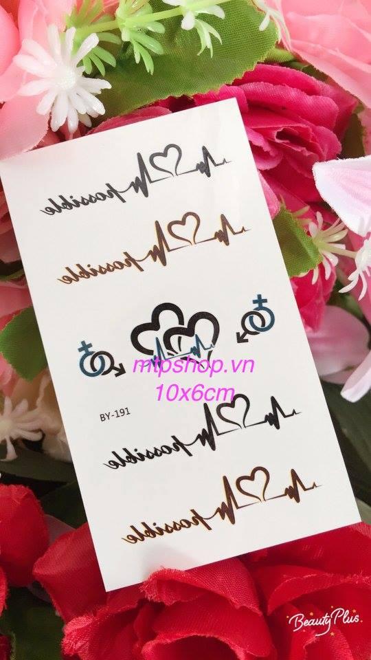 [HCM]Combo 7 tấm hình xăm dán tattoo 10x6cm (Mua 1 combo tặng 1 mini tattoo)
