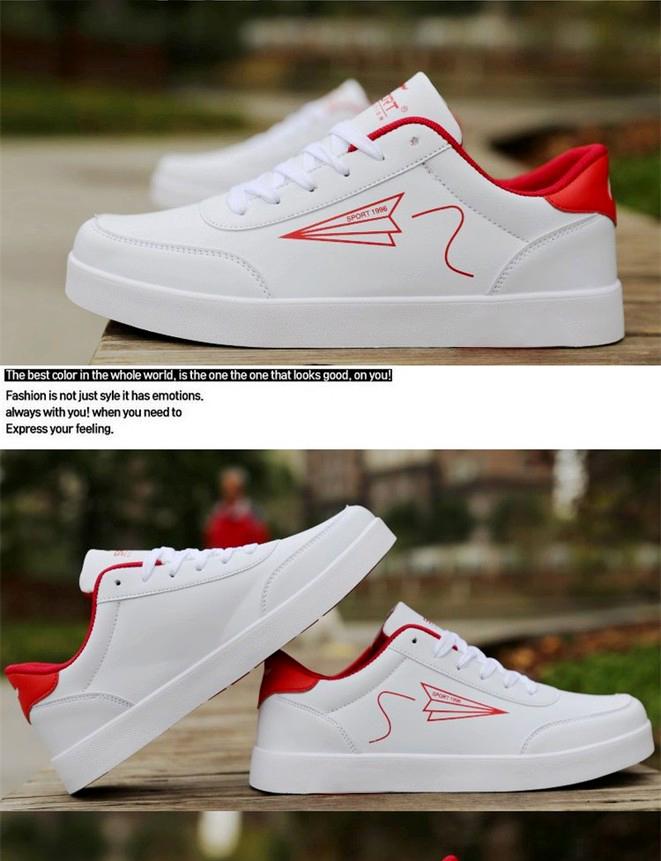 Giày thể thao nam cao cấp - Giày sneaker gót đỏ