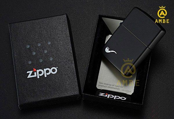 Bật lửa Zippo Matte Black Pipe 218PL