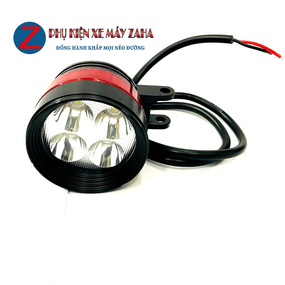 Đèn pha led xe máy L4R ZAHA + TẶNG công tắc Passing đá đèn