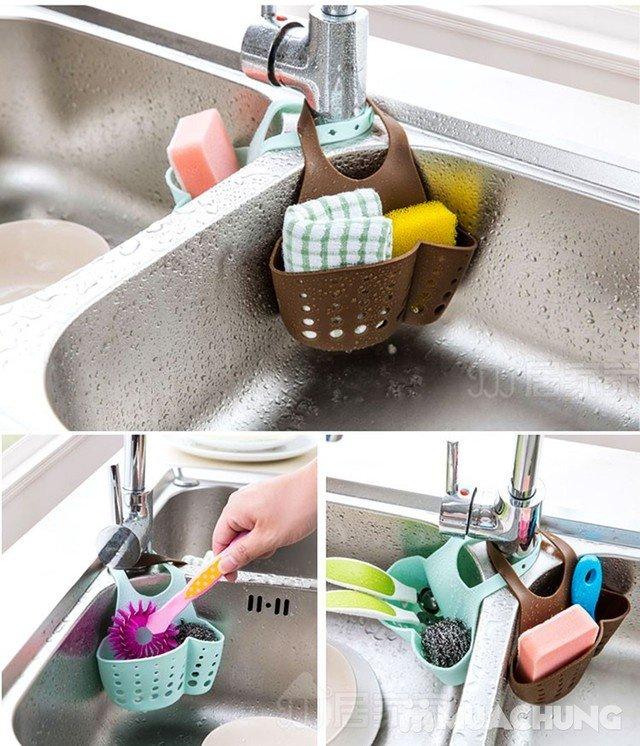 Giỏ treo bồn rửa chén bát
