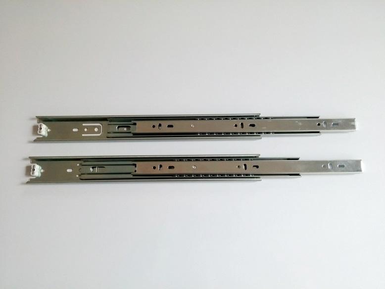 Ray Trượt Ngăn Kéo 3 Tầng 30cm ( Bạc)
