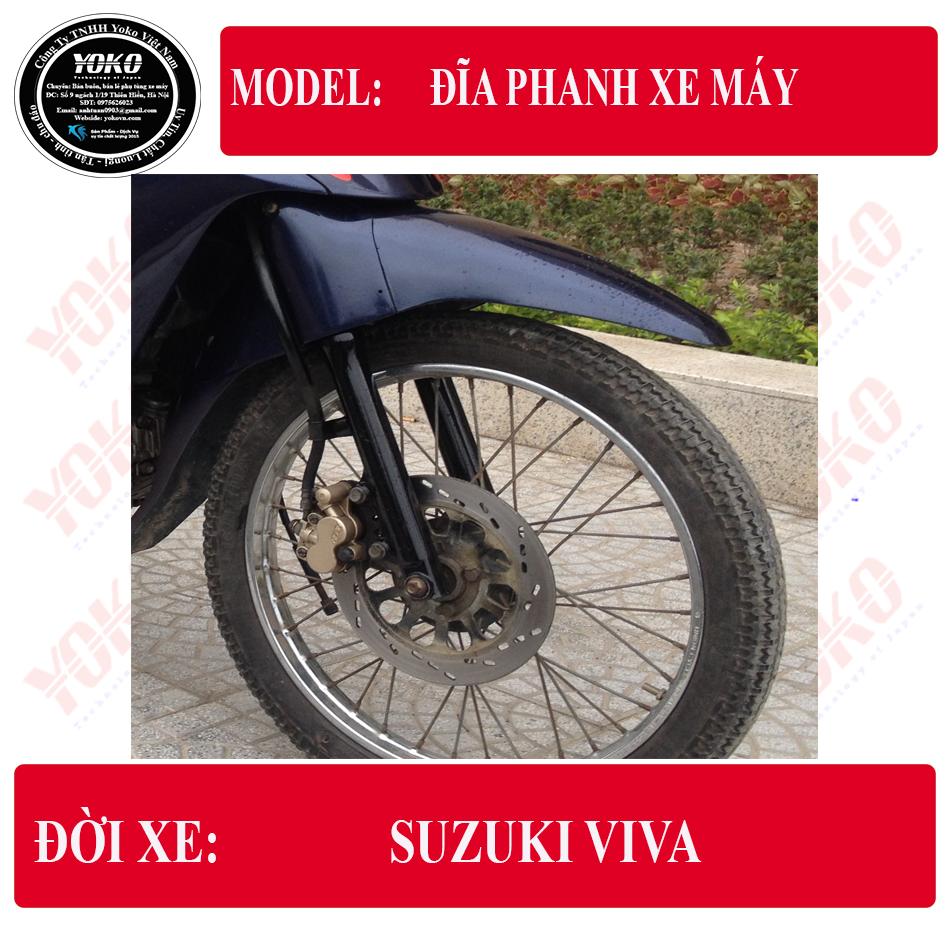Đĩa phanh xe máy Suzuki Viva