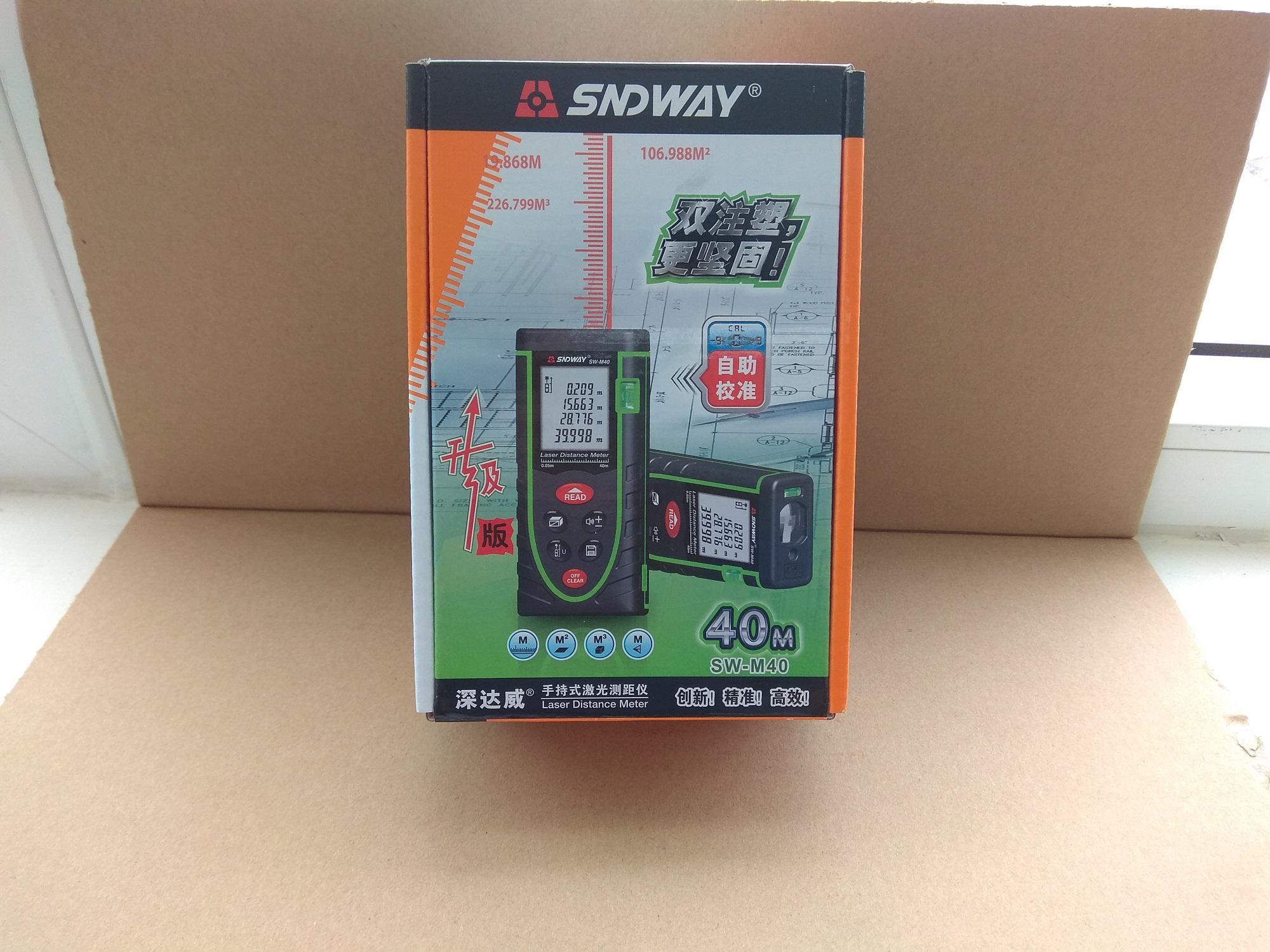 Sndway thước đo khoảng bằng laser - 60M