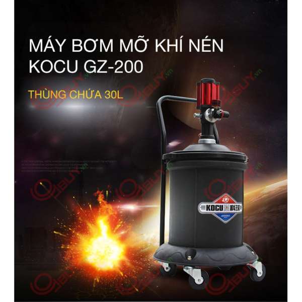 MÁY BƠM MỠ KHÍ NÉN KOCU GZ-200