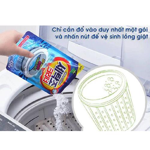 Gói bột tẩy, vệ sinh lồng máy giặt 300g