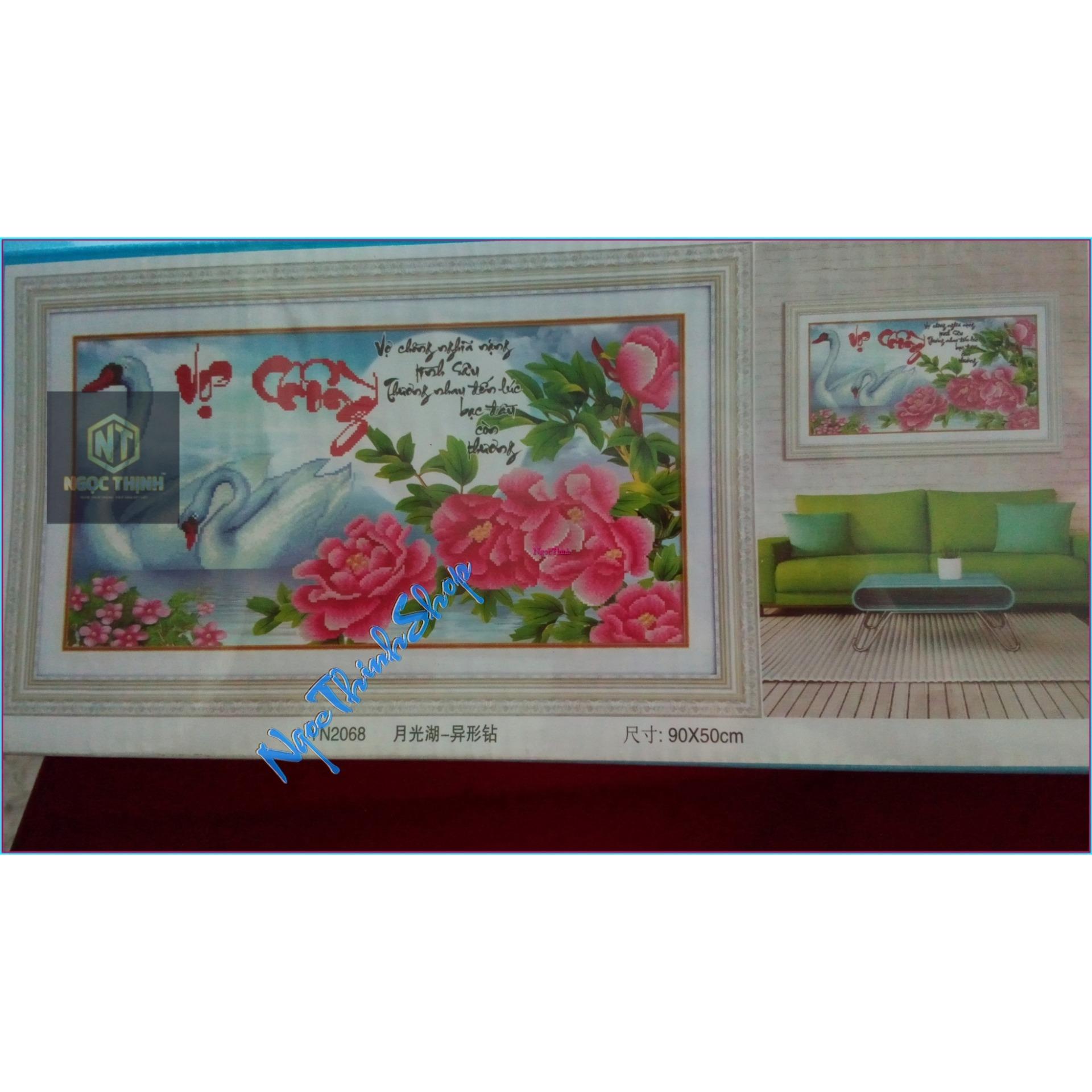 Tranh đính đá Vợ chồng YN2068-Ngọc Thịnh