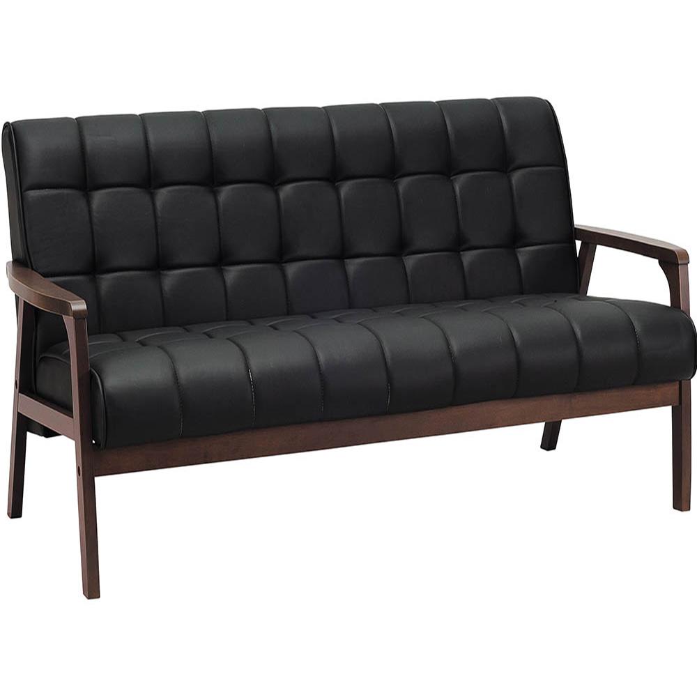 Sofa BNS 8039BD-3P (Đen) Ghế 3 chỗ ngồi