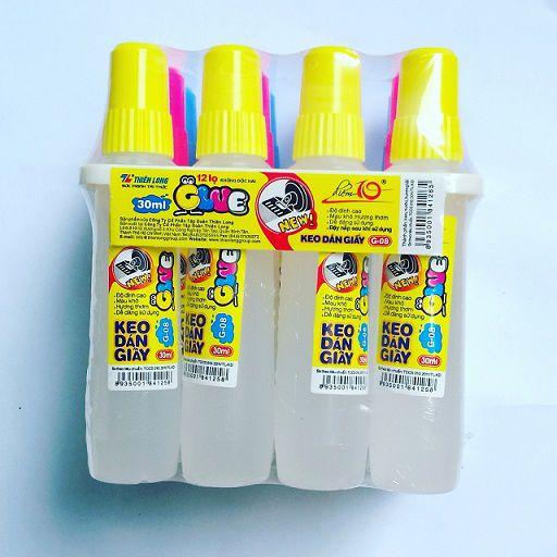 Keo Dán Giấy 30ml Thiên Long Điểm 10 TP-G08 Lốc 12 Chai