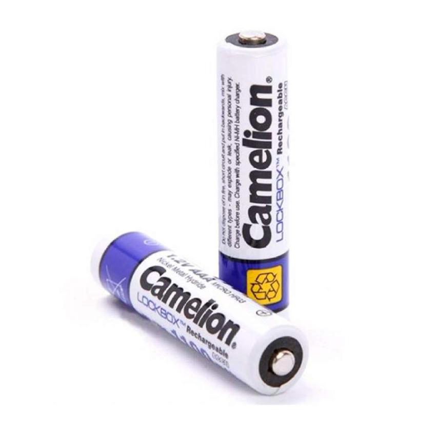 Bộ 2 pin sạc Camelion LockBox 1100mAh 1,2V AAA TIGĐ136 (Trắng)