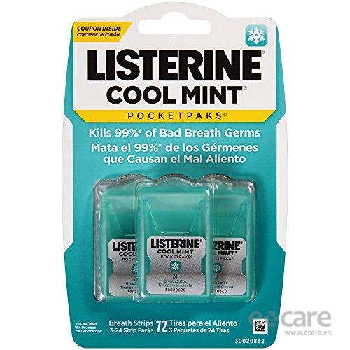 Miếng ngậm thơm miệng Listerine