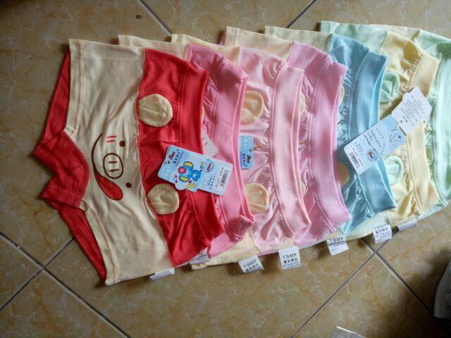 Combo 10 quần chip bé gái siêu đẹp size M
