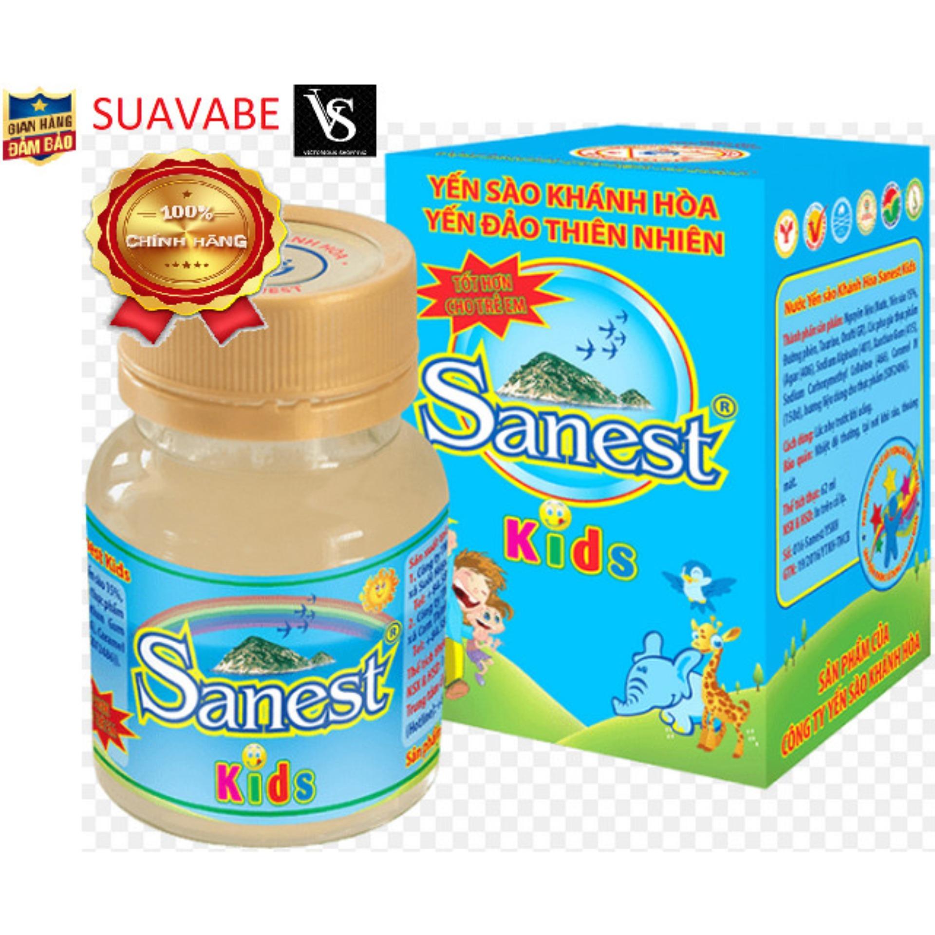 Bộ 06 hũ yến sào Sanest khánh hòa cao cấp dành Cho Em Bé