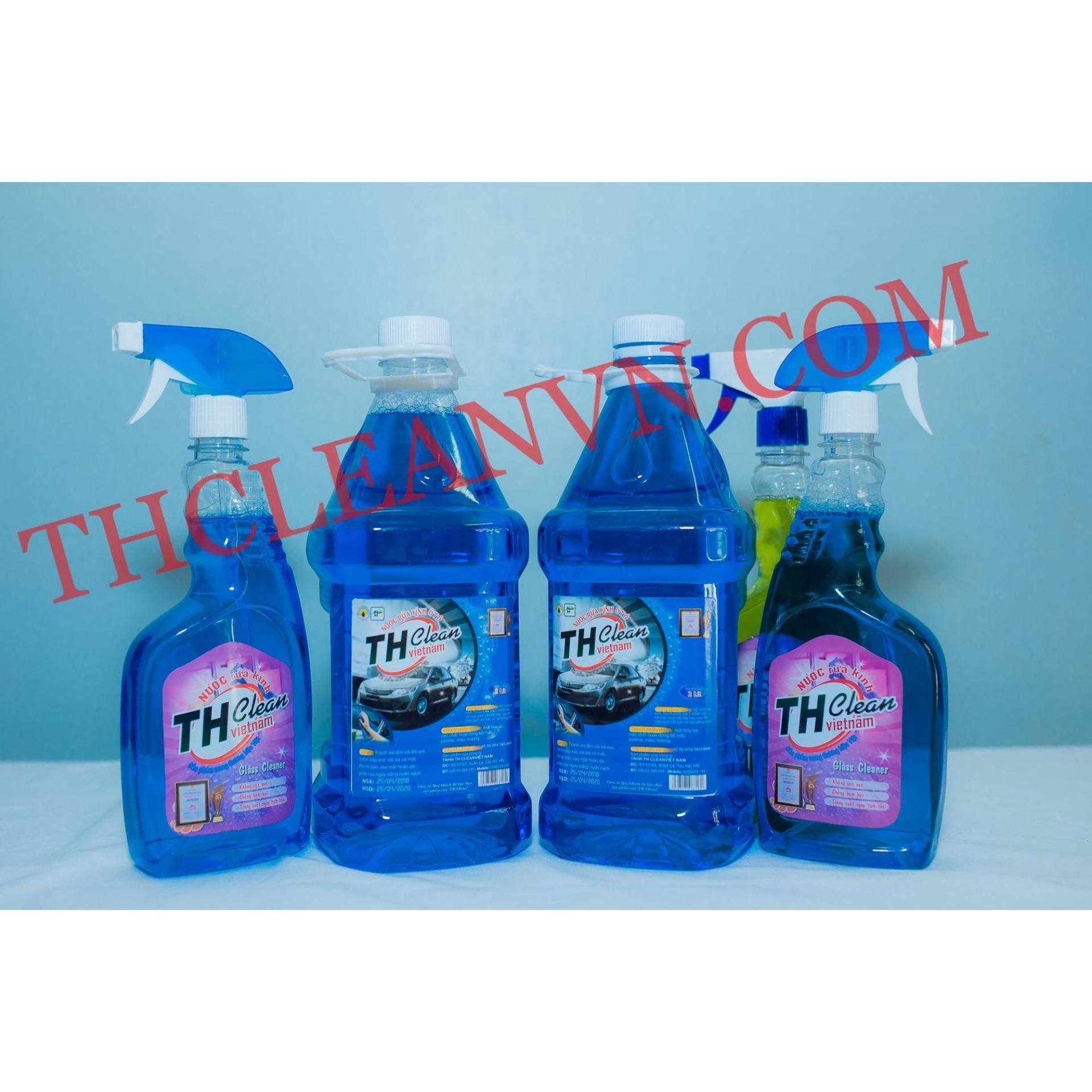 Nước rửa kính ô tô can 2 lít