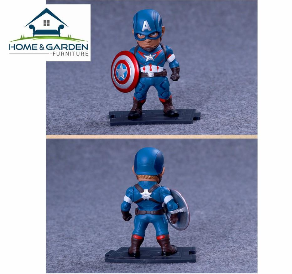 Mô hình trưng bày 5 nhân vật Marvel Avenger cao cấp 9cm