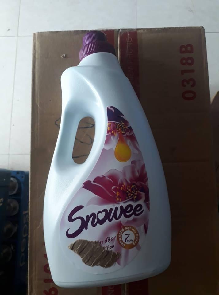 COMBO 6 CHAI NƯỚC XẢ VẢI TÍM SNOWEE