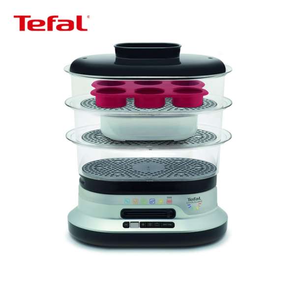 Nồi hấp 3 tầng Tefal VC300865 10L (Bạc)