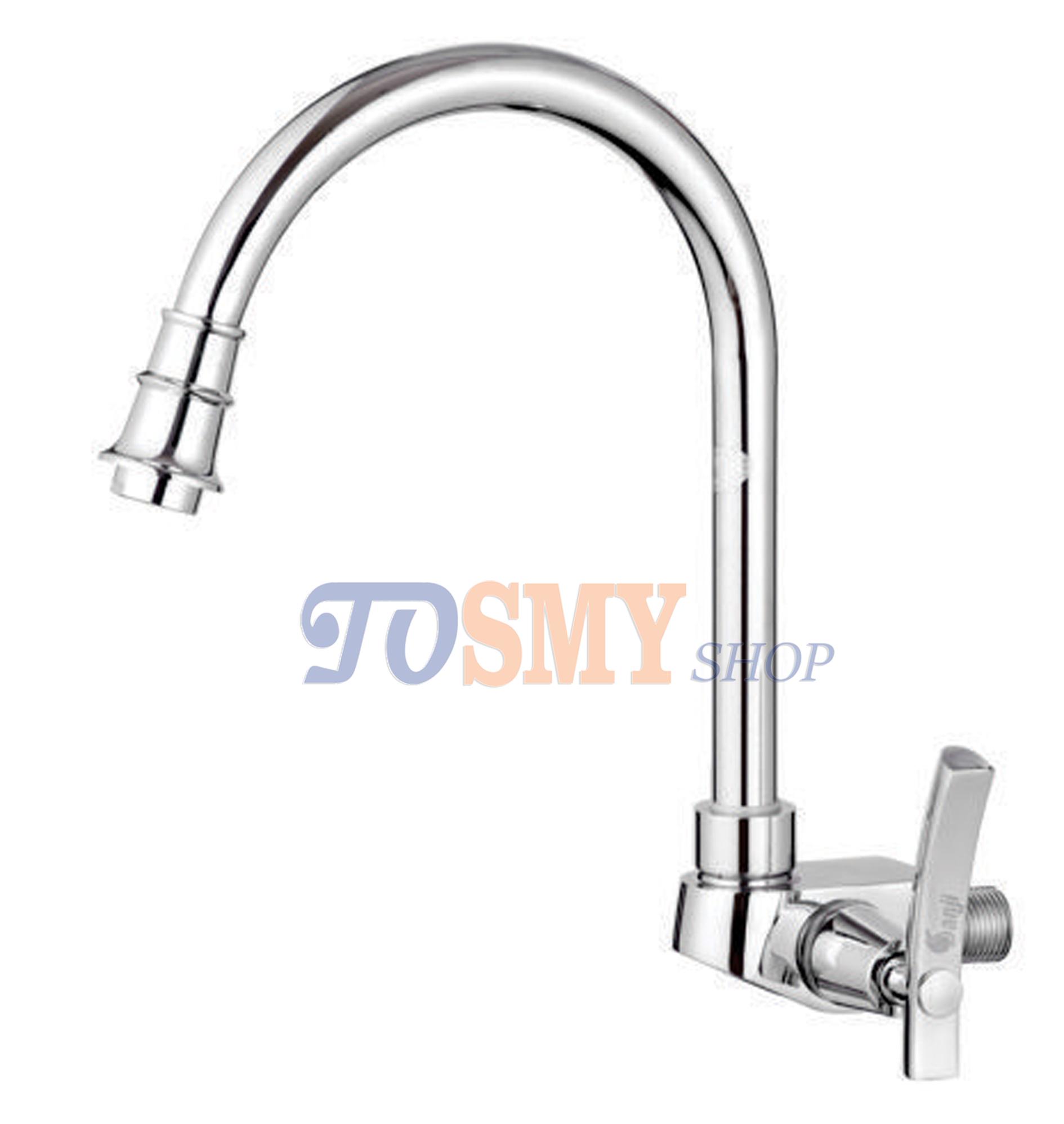 VÒI RỬA CHÉN LẠNH GẮN TƯỜNG CAO CẤP CL23B (BẠC)