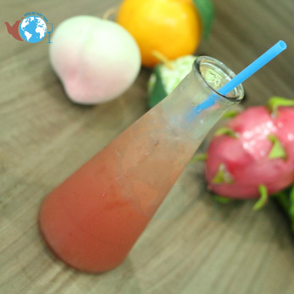 [HCM]Chai thủy tinh tam giác 350ml nút bần