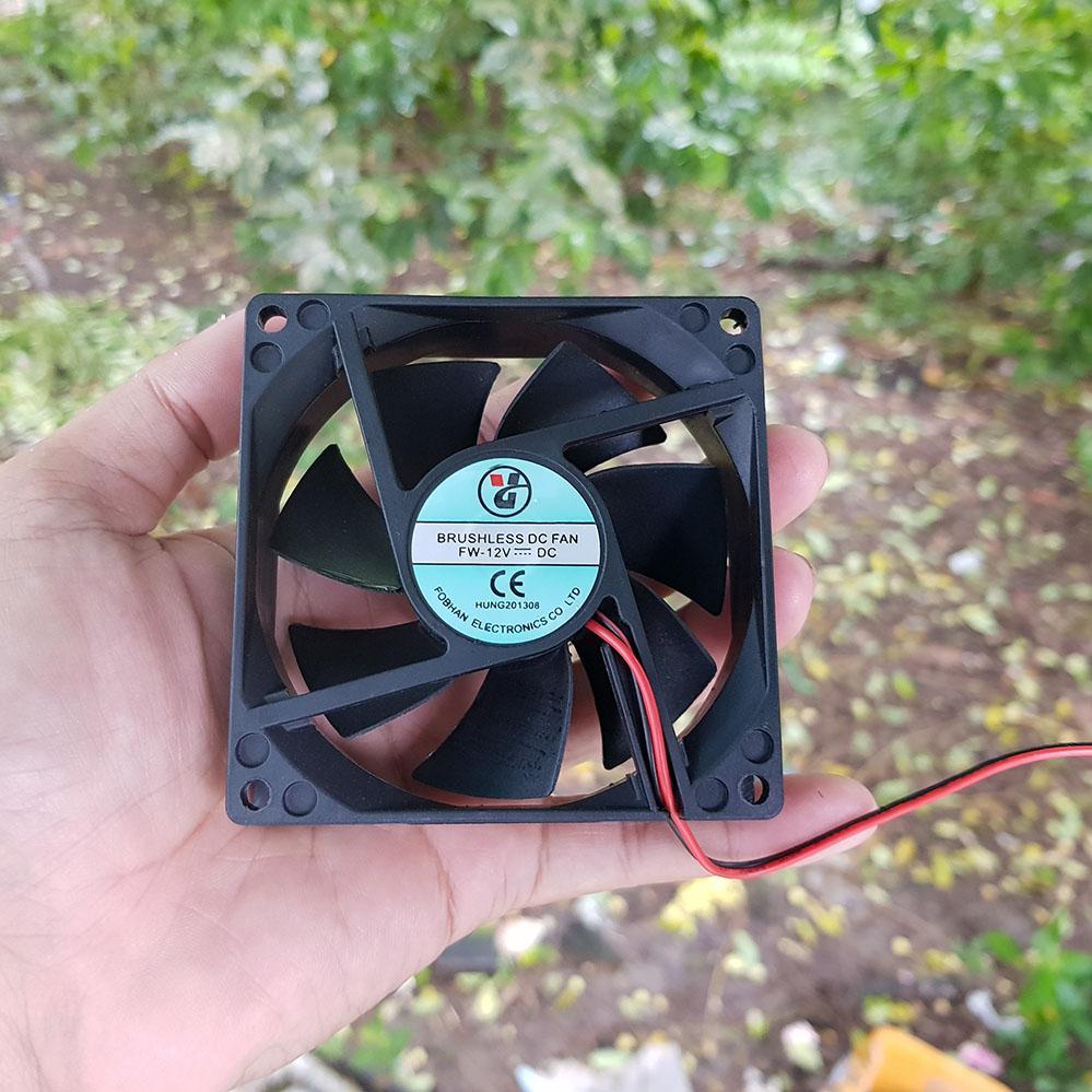 Quạt 12V tản nhiệt  8cm