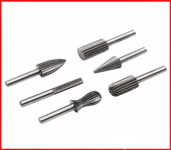 Bộ 6 đầu mài gỗ thép Carbon dùng Diy
