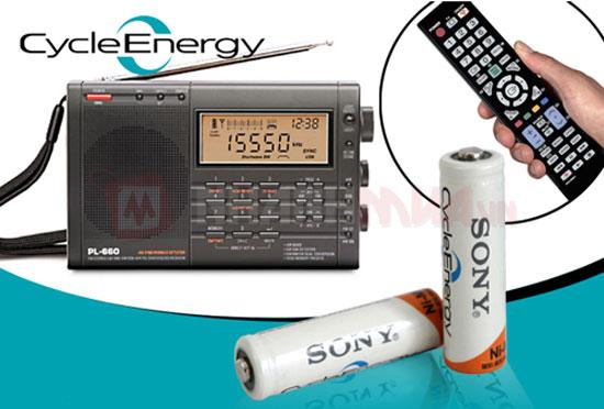 Vĩ 2 viên pin sạc AAA Sony