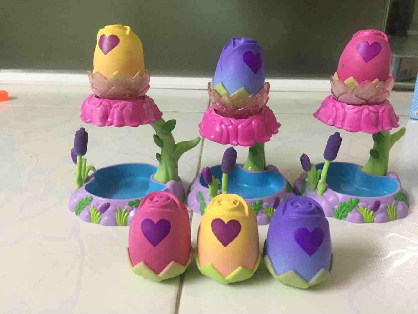 Combo 3 nhà hoa Hatchimals chính hãng kèm trứng Spin Master