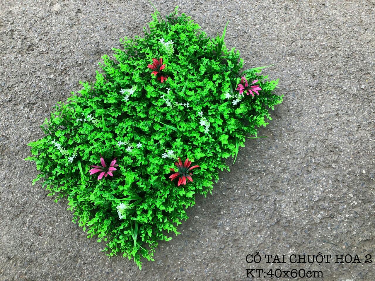 Set 30 tấm cỏ tai chuột hoa treo tường cao cấp ( 1 tấm kt 40x60 cm) Hàng dày cỏ đẹp