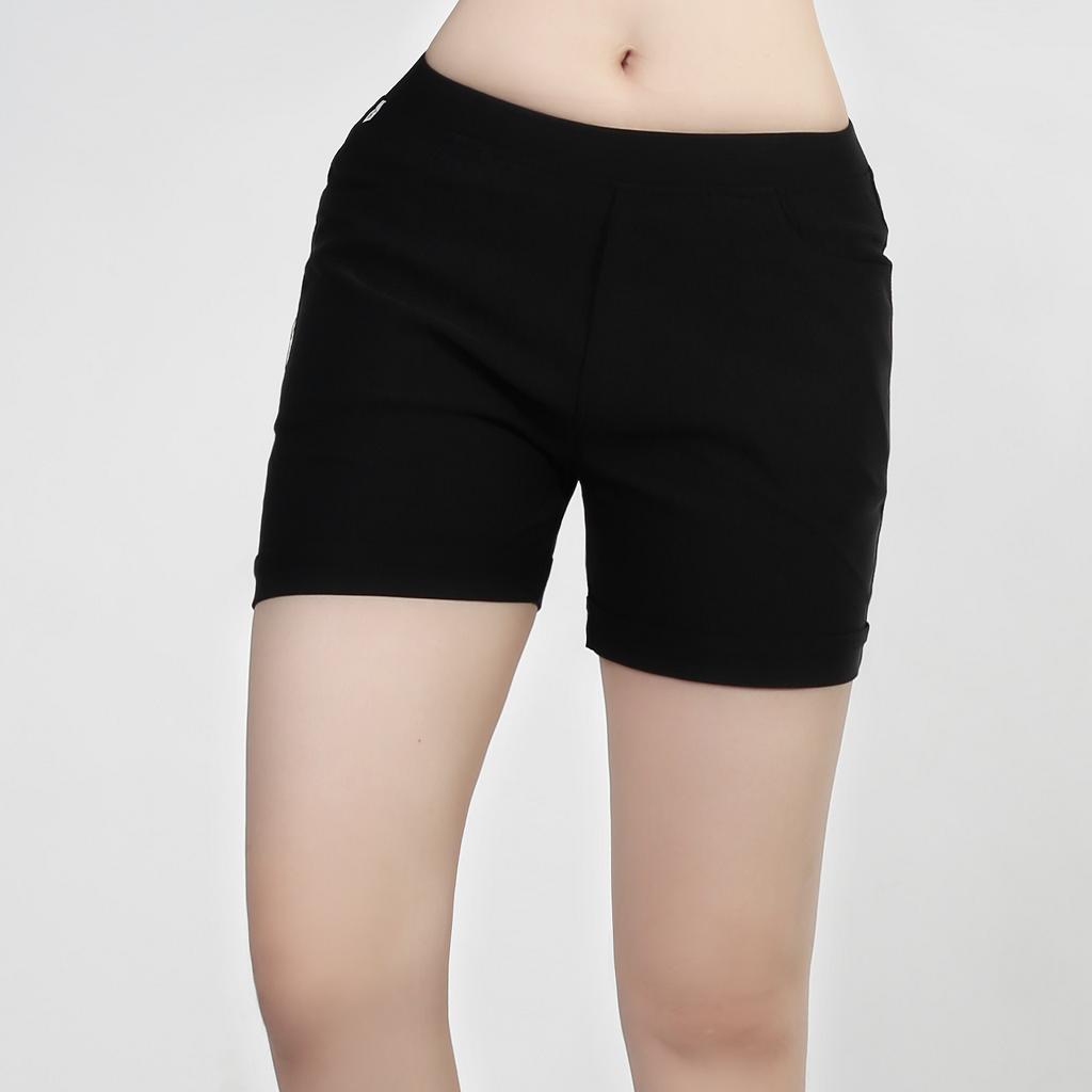 [HCM]Quần short kaki nữ co giản cao cấp hàn quốc (màu đen)