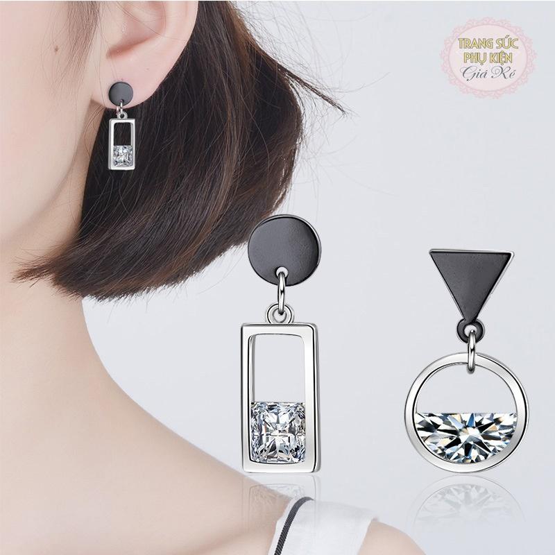 [HCM]Bông tai khuyên tai nữ thời trang Hàn Quốc HT167 sáng đẹp