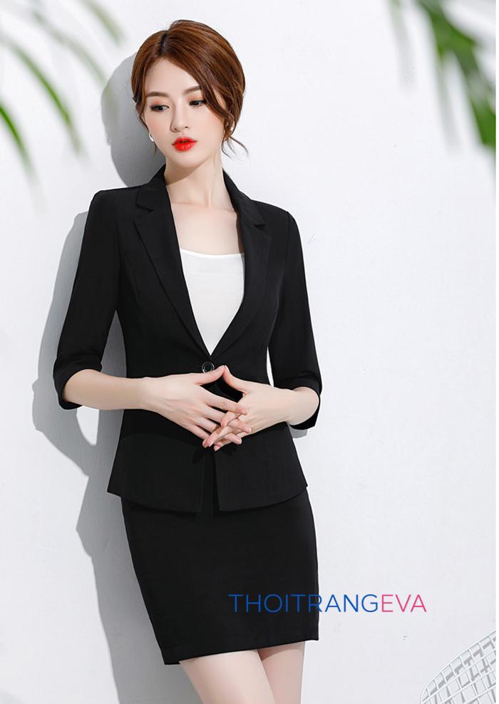 Áo vest nữ công sở Cao Cấp Cúc Fashion AV8 Áo vest Hàn Quốc tay lỡ  Shopee  Việt Nam