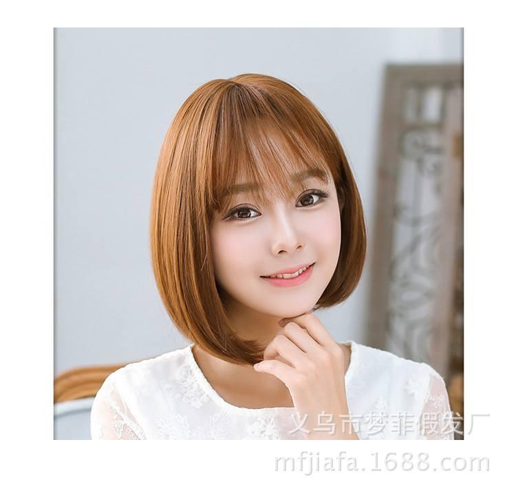 Tóc giả nữ nguyên đầu cao cấp làm bằng tơ mềm mượt như tóc thật (màu vàng) + tặng kèm lưới