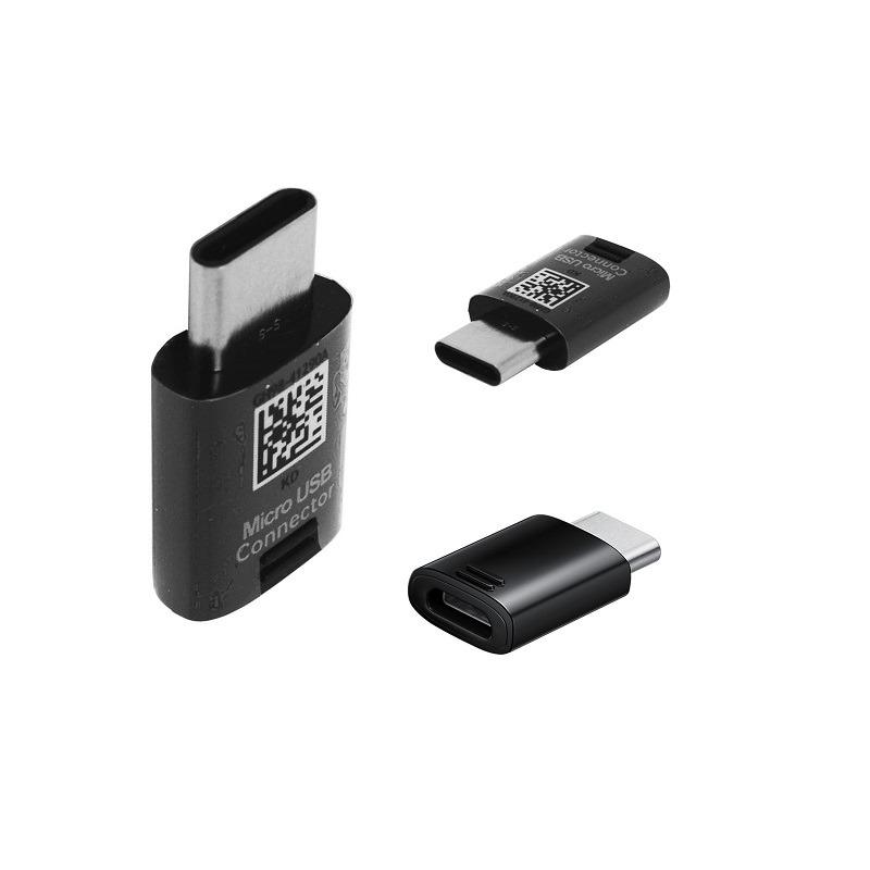 Đầu chuyển đổi Micro USB sang USB Type C dành cho Samsung ( đen ), đầu chuyển micro usb sang type c, cáp micro usb,