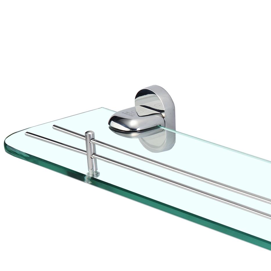 Kệ kính , kệ kiếng phòng tắm BAO M8-802 (INOX 304 & Kính Cường Lực 8 Ly)