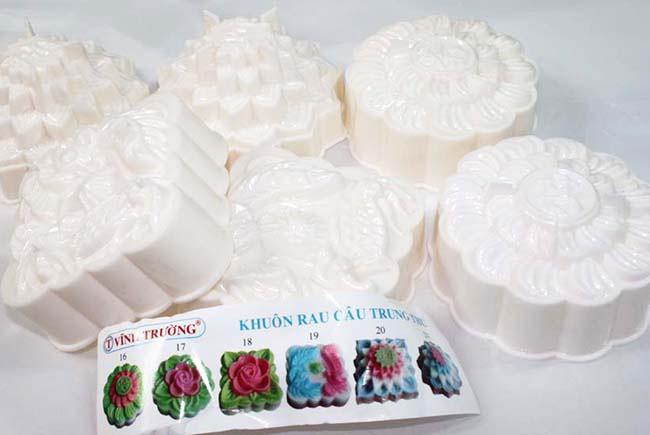 Set 6 Khuôn Rau Câu Trung Thu ( Ngẫu Nhiên )