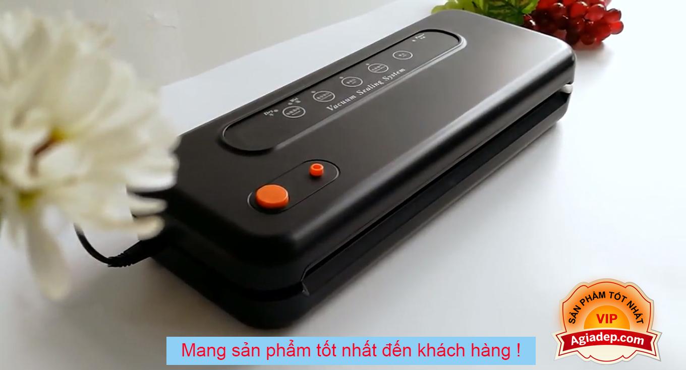 Máy hút chân không Xịn Đời Mới SX - Hàng Đức Germani của Agiadep.com (Tặng kèm 50K túi hút) Bền Tốt (Bảo hành 1 năm 1 đổi 1) (Màu Đen)