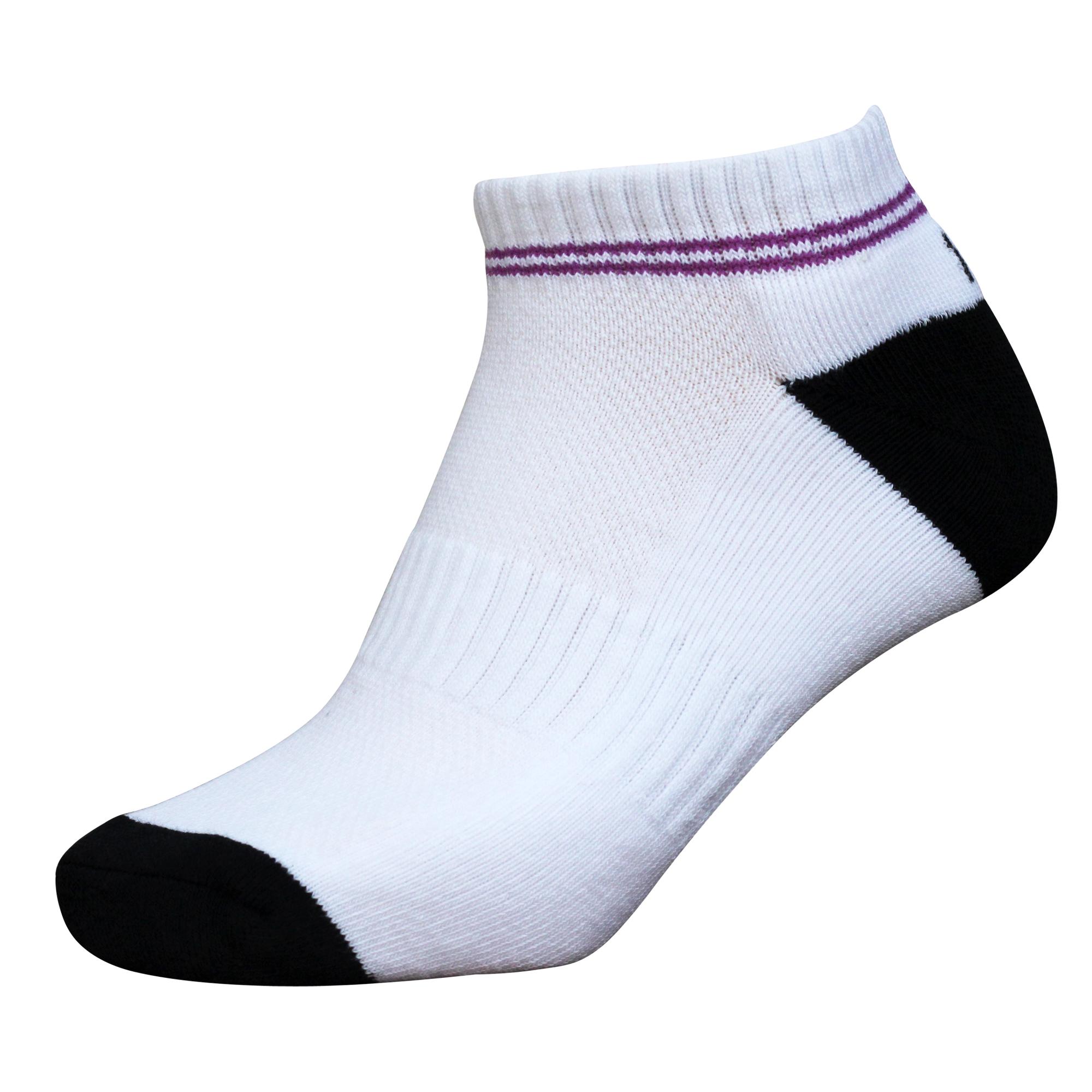 [HCM]Combo 2 đôi vớ nữ thể thao Cotton màu trắng DonaKein
