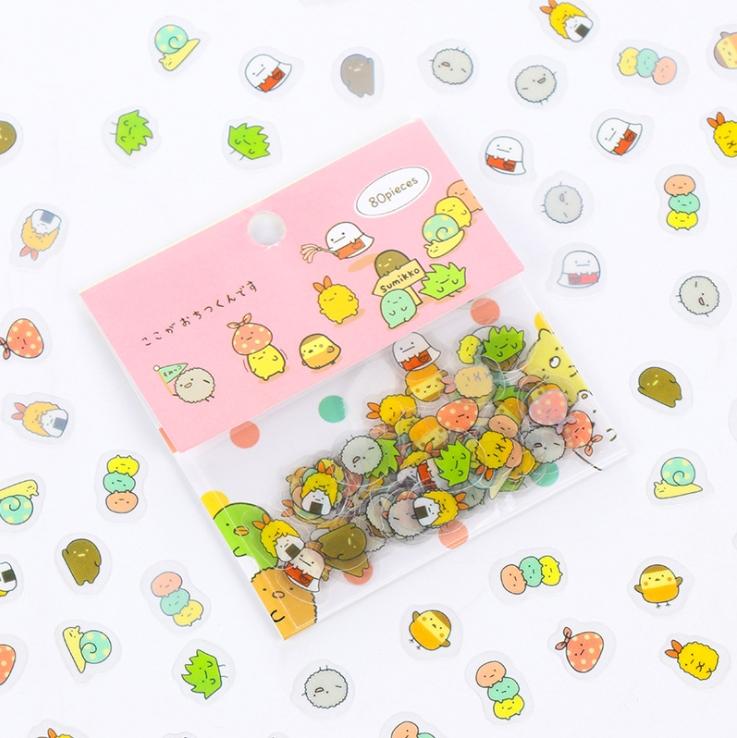 Sticker dán trang trí (80 miếng dán) các loại