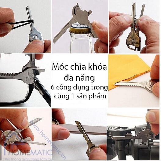 [HCM]Chìa khóa vạn năng utili key kiêm móc khóa