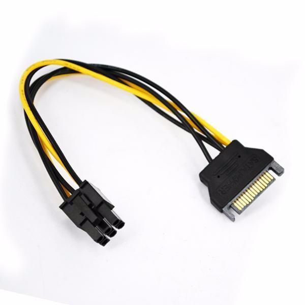 [HCM]Cáp chuyển đổi nguồn SATA sang IDE 6Pin