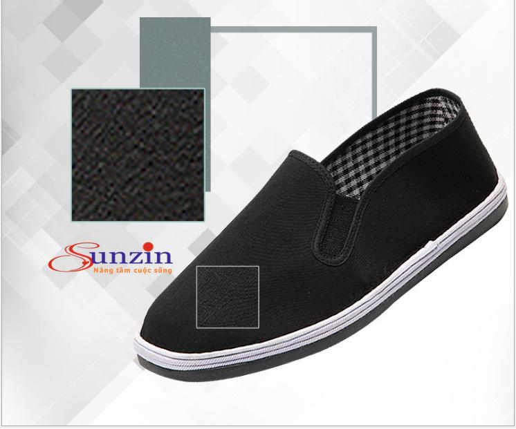 Giày slip on nam nữ SZ2 (đen)