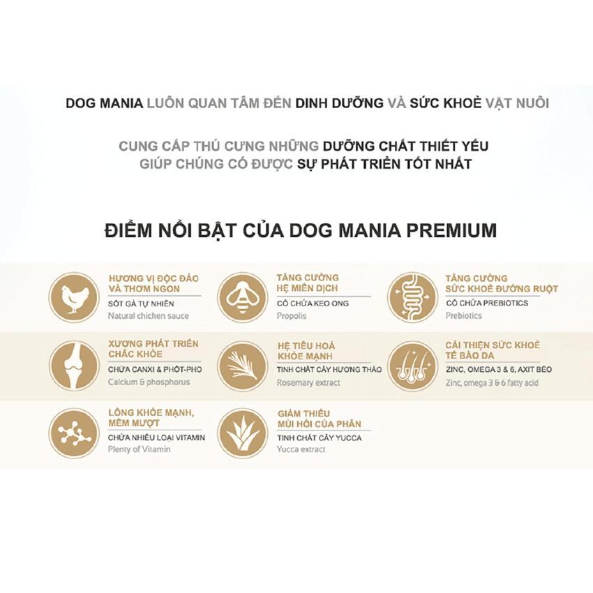 Thức ăn hạt cho chó Dog Mania Premium 5kg (Nhập khẩu Hàn Quốc)