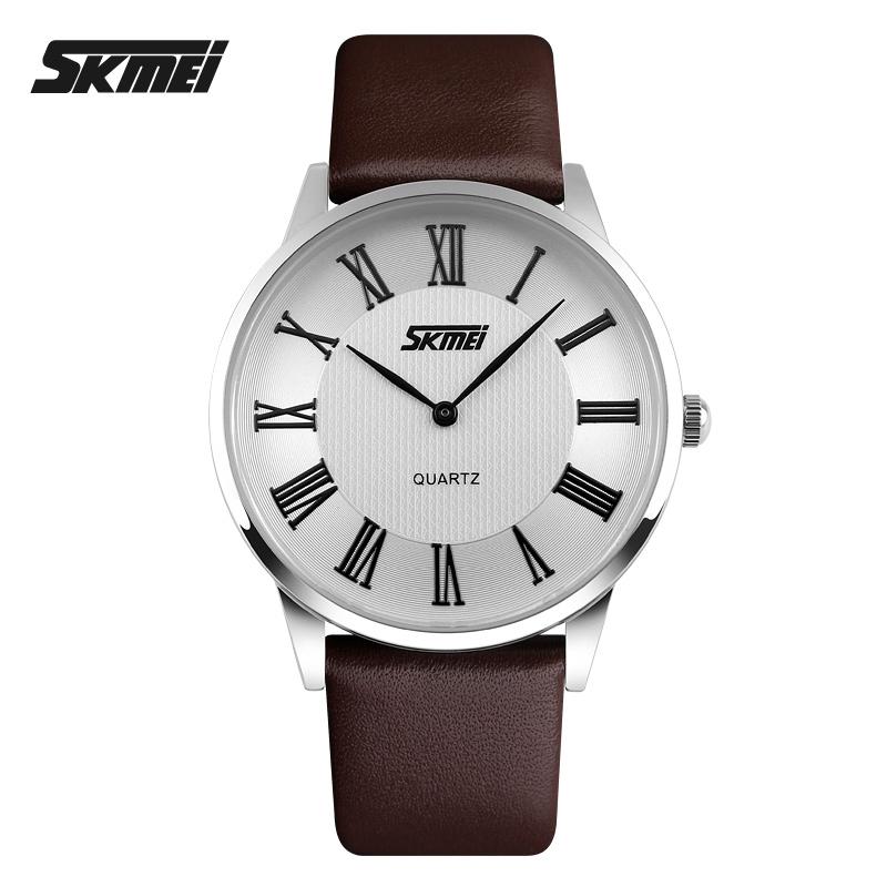 Đồng hồ nam dây da Skmei 9092G
