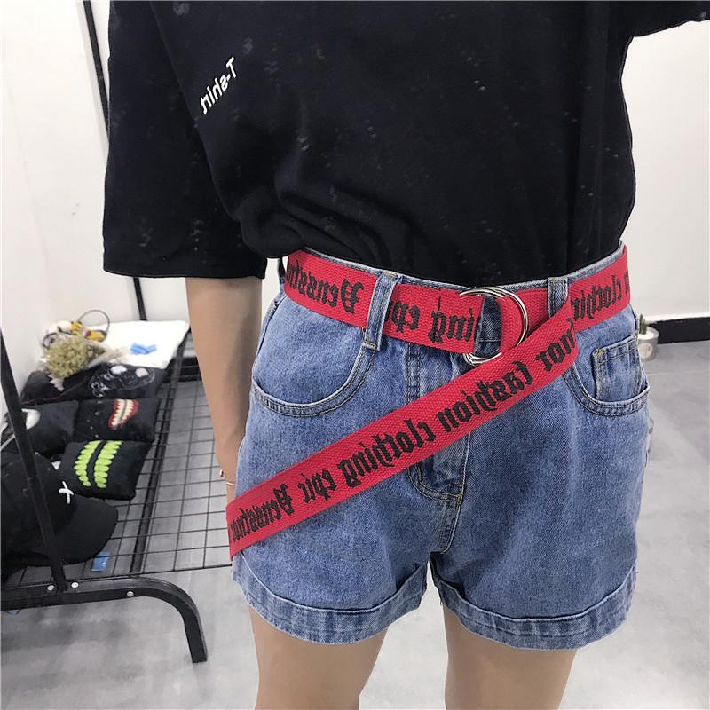 [FREESHIP MAX 15K][HCM]Dây nịt Hàn Quốc unisex DN105 (Màu Đỏ)
