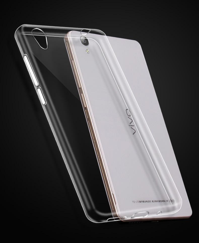 Ốp silicon cho Vivo Y51 (Trắng trong suốt)